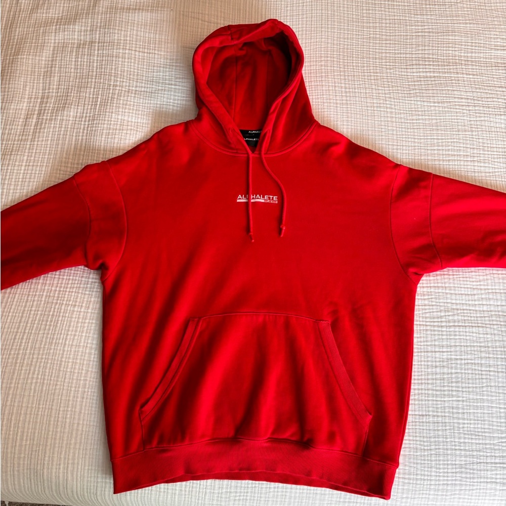 Red Alphalete Hoodie